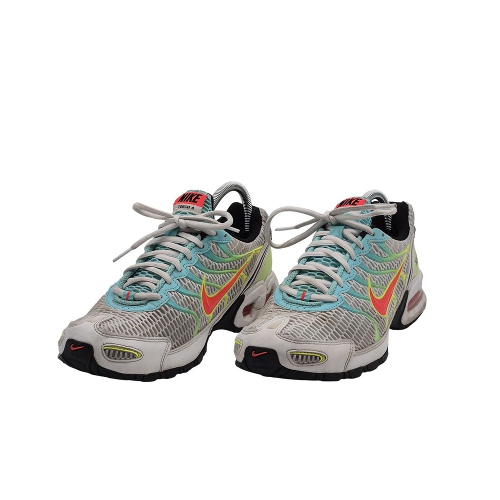 Nike Air Max Torch 4 Shoes Womens Size 10 White Teal Running Sneakers CW5607-100